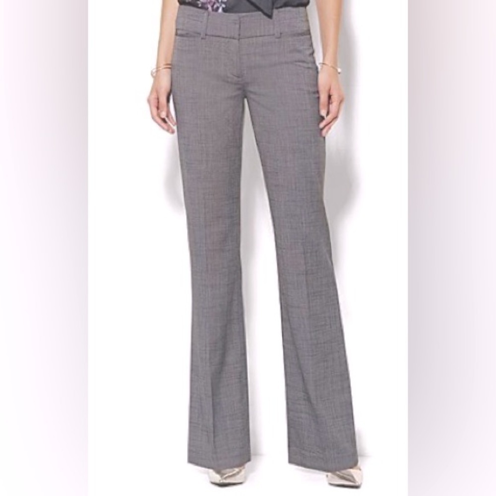 Gray Thin Pinstriped Pants New with tags Size 1 flare leg